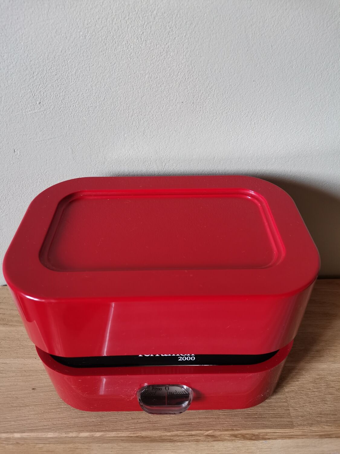 Vintage scale red terraillon 2000 made in france