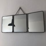 Barber vintage mirror 1930 - 28x69cm