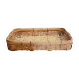 Vintage rattan basket