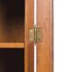 Vintage oak and resinous mahogany cabinet North Germany circa 1890