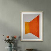 Minimalist geometric painting