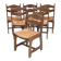 Set of 6 chairs by Guillerme and Chambron
