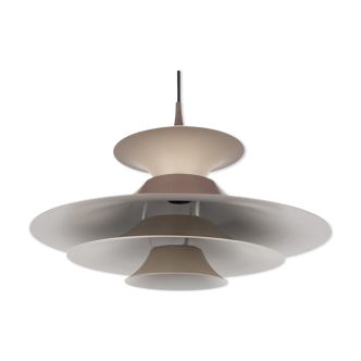 Danish vintage pendant lamp Radius by Erik Balslev, Fog og Morup, 1977