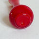 Vintage Soliflore vase in red opaline 70s