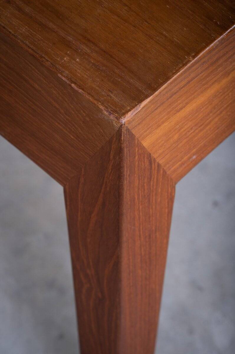 Vintage Teak Desk by Severin Hansen for Haslev Møbelfabrik, Denmark, 1950s