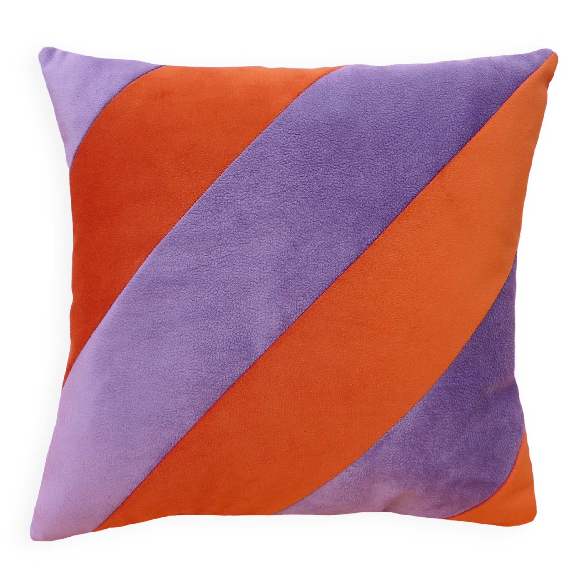 Coussin en velours upcyclé