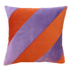Upcycled velvet cushion