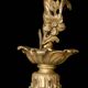 Beautiful light fixture (chandelier) in gilded bronze (1930s/40s)