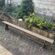 Banc en chêne massif 3m de longueur