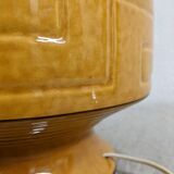 Vintage ceramic lamp and jute rope