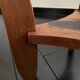 Art Deco, small, round oak side table. Amsterdamse school