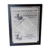 Old advertising Bledine framed 1932