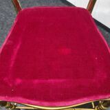 Chaise Chiavari en laiton vintage