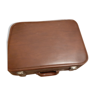 Vintage leather suitcase