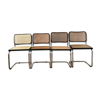 Chaises cesca B32 par Marcel Breuer