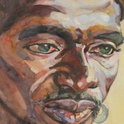 Portrait of a Beninese by Pierre Matossy (1891-1969) - dated 20 June 1952