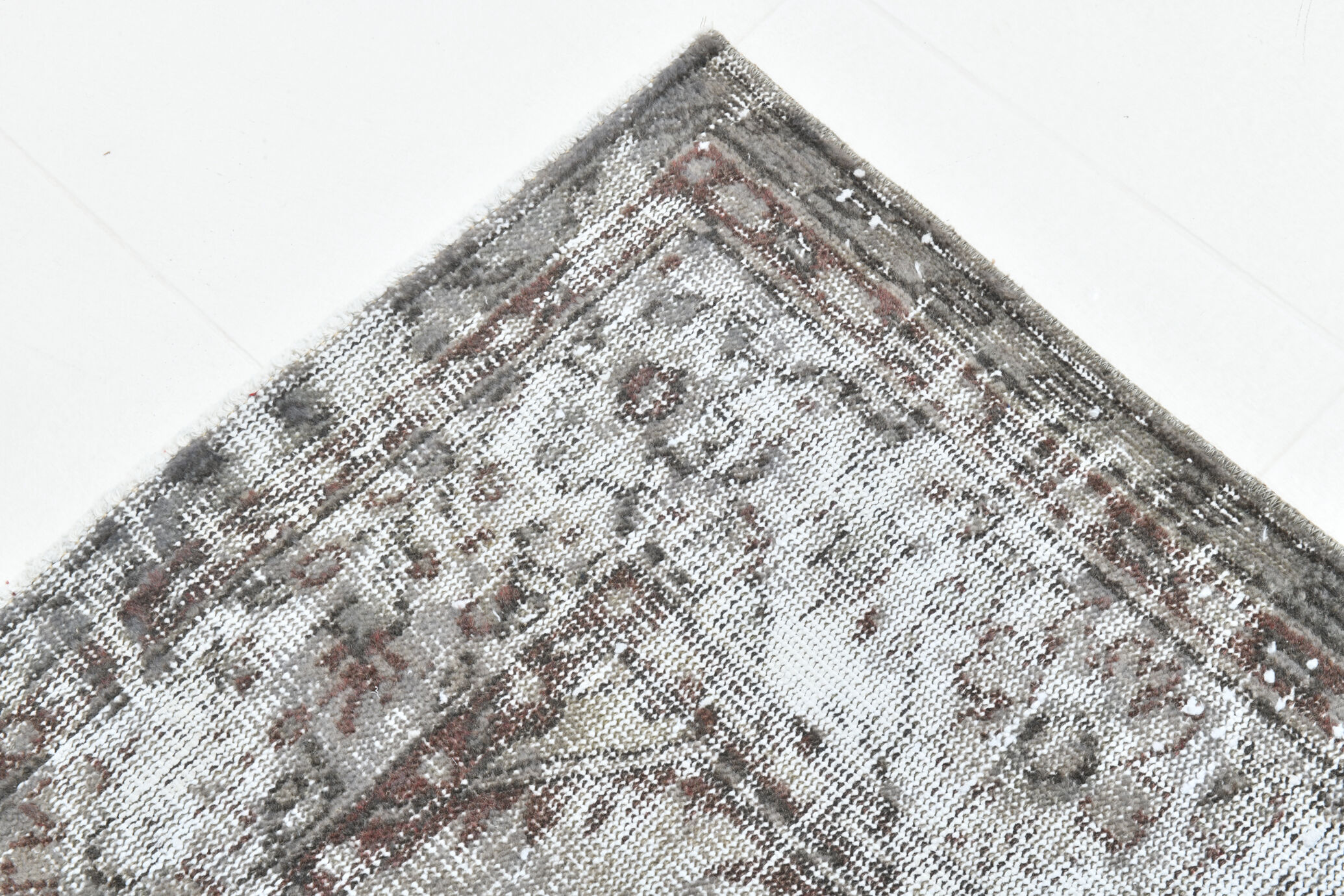 Turkish vintage large living room rug 313x188cm