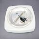Mid-century textured milk glass recessed ceiling light, Czechoslovakia, 1960s.