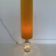 Vintage  Bubble Glass and Chrome Lamp from Doria Leuchten, Germany, 1960s