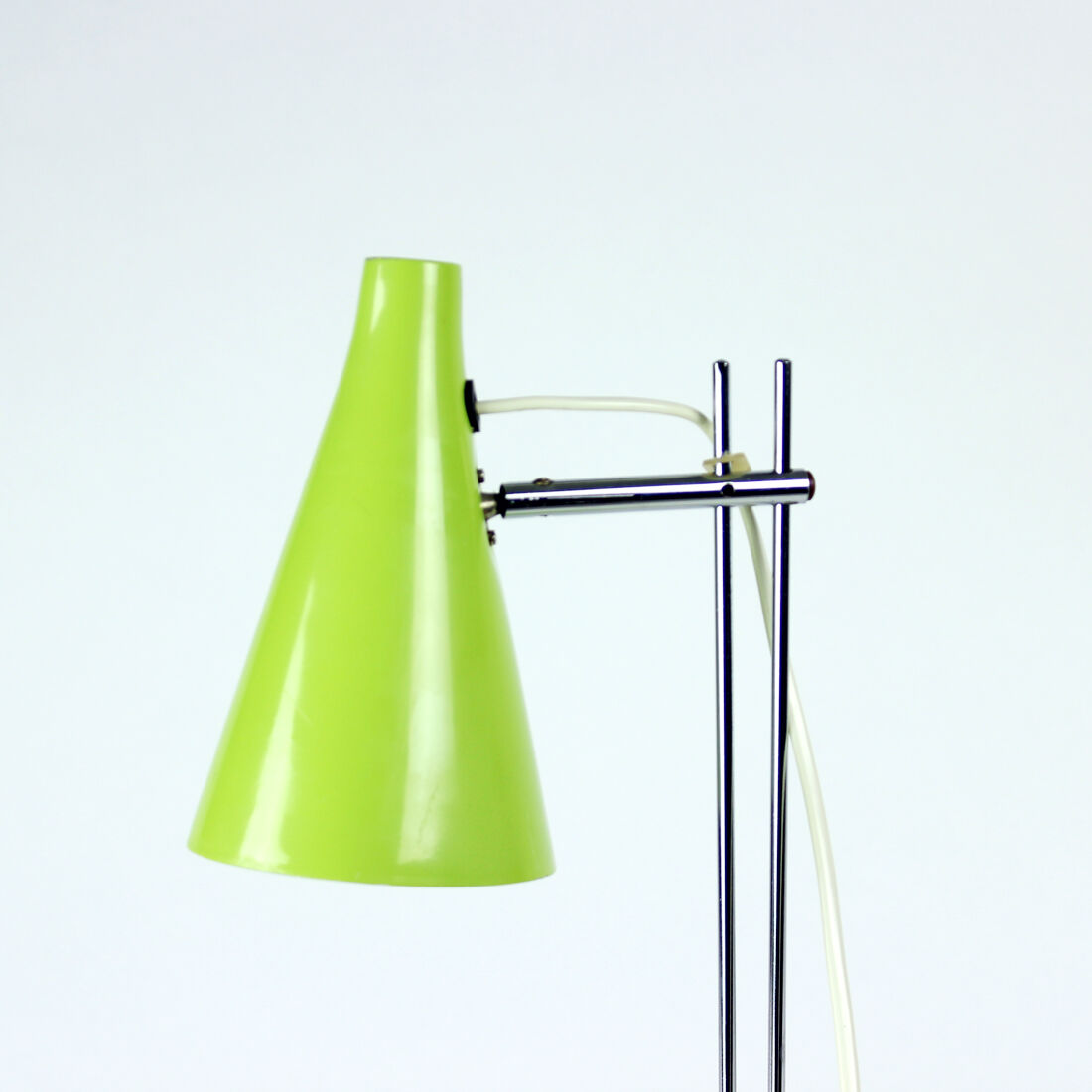Green Metal Table Lamp By Lidokov, Czechoslovakia 1960s