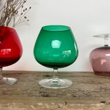 3 verres à dégustation couleurs vintage