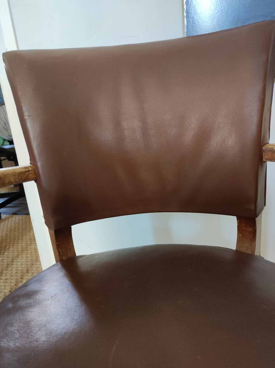 Pair of bridge armchairs