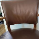 Pair of bridge armchairs