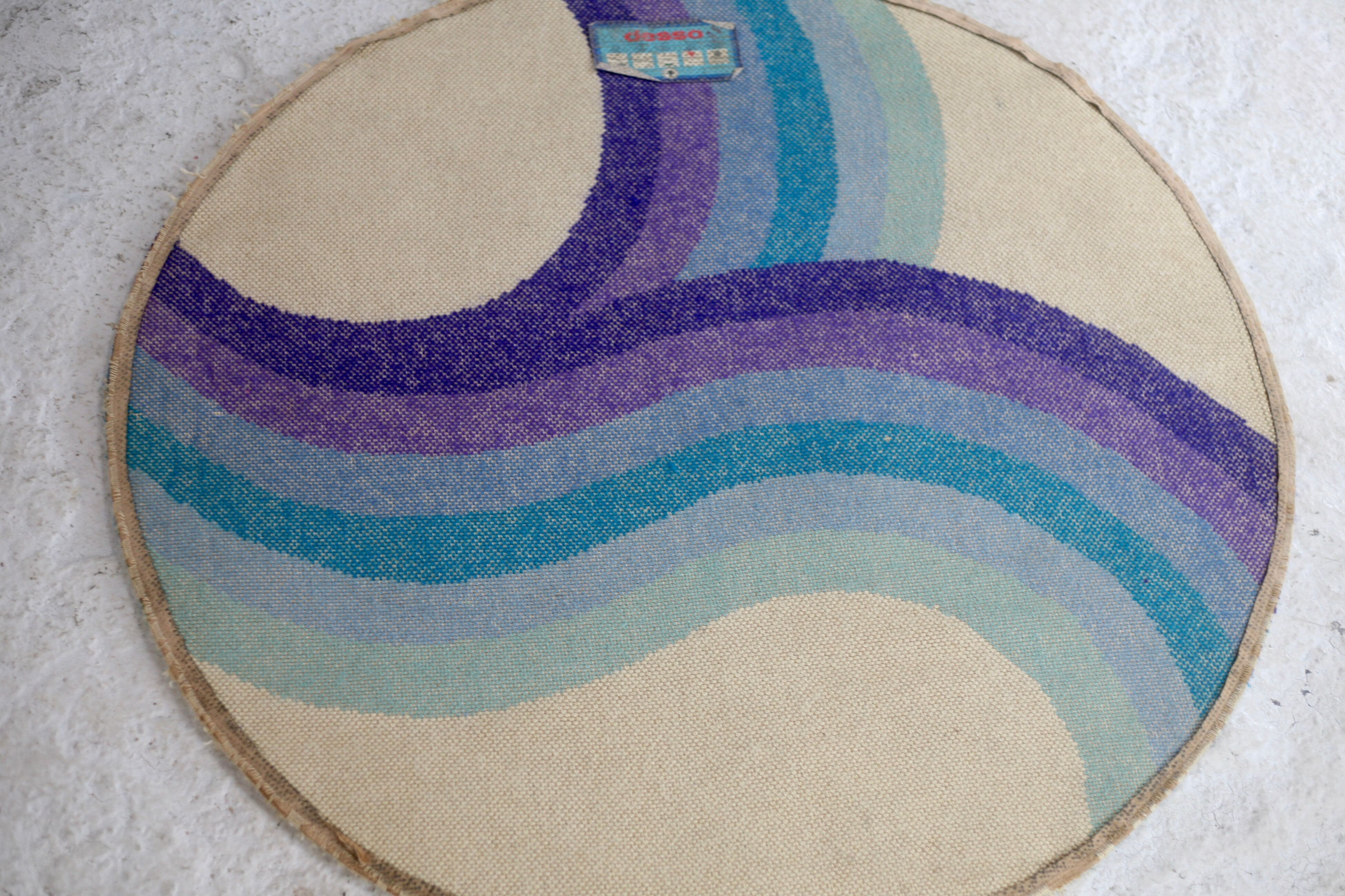 Carpet "Rainbow", Edition Desso, wool, circa 1970