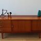 Modernist long sideboard of the 1970s