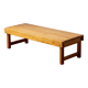 Banc ou table basse en pin blond, Années 70
