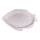 Serving dish in the shape of a white glazed ceramic fish