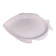 Serving dish in the shape of a white glazed ceramic fish