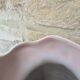 Art Nouveau barbotine vase Gerber Prestige Paris with floral decoration