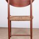 6 Danish chairs in teak and sea rush, model 316 by Peter Hvidt 1960.
