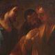 Great Italian painting from the 17th century, the Tribute Money