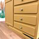 Asymmetrical 70s wardrobe