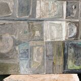 Abstract composition on panel