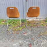 Chaises bois clair