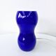 Lampe de table vintage 90's ikea design kvintant verre bleu