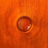 Vintage glass vase by Hysteria, 1980s.