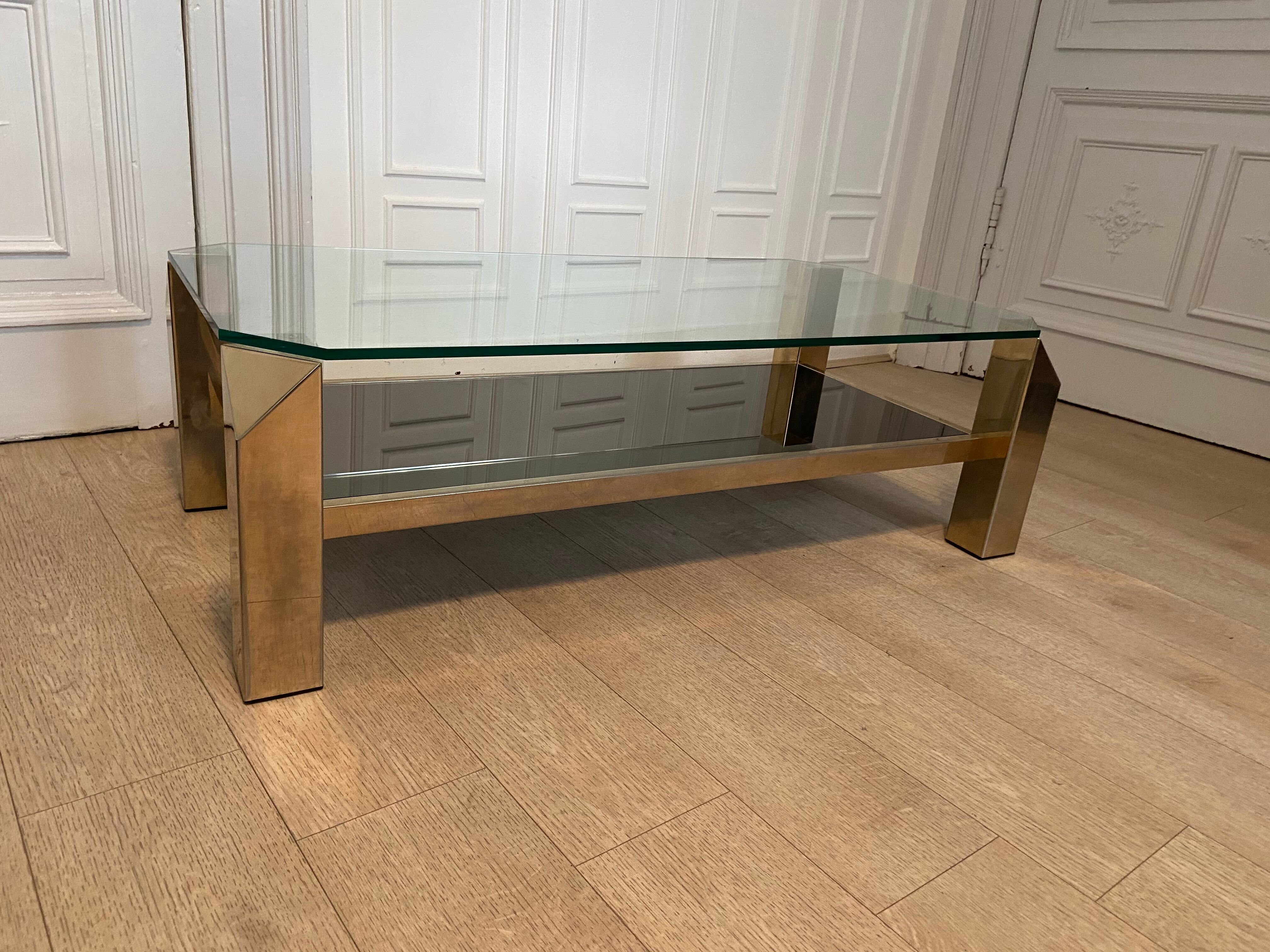 Belgo Chrom gold coffee table at 23K