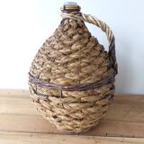 Demijohn braided wicker