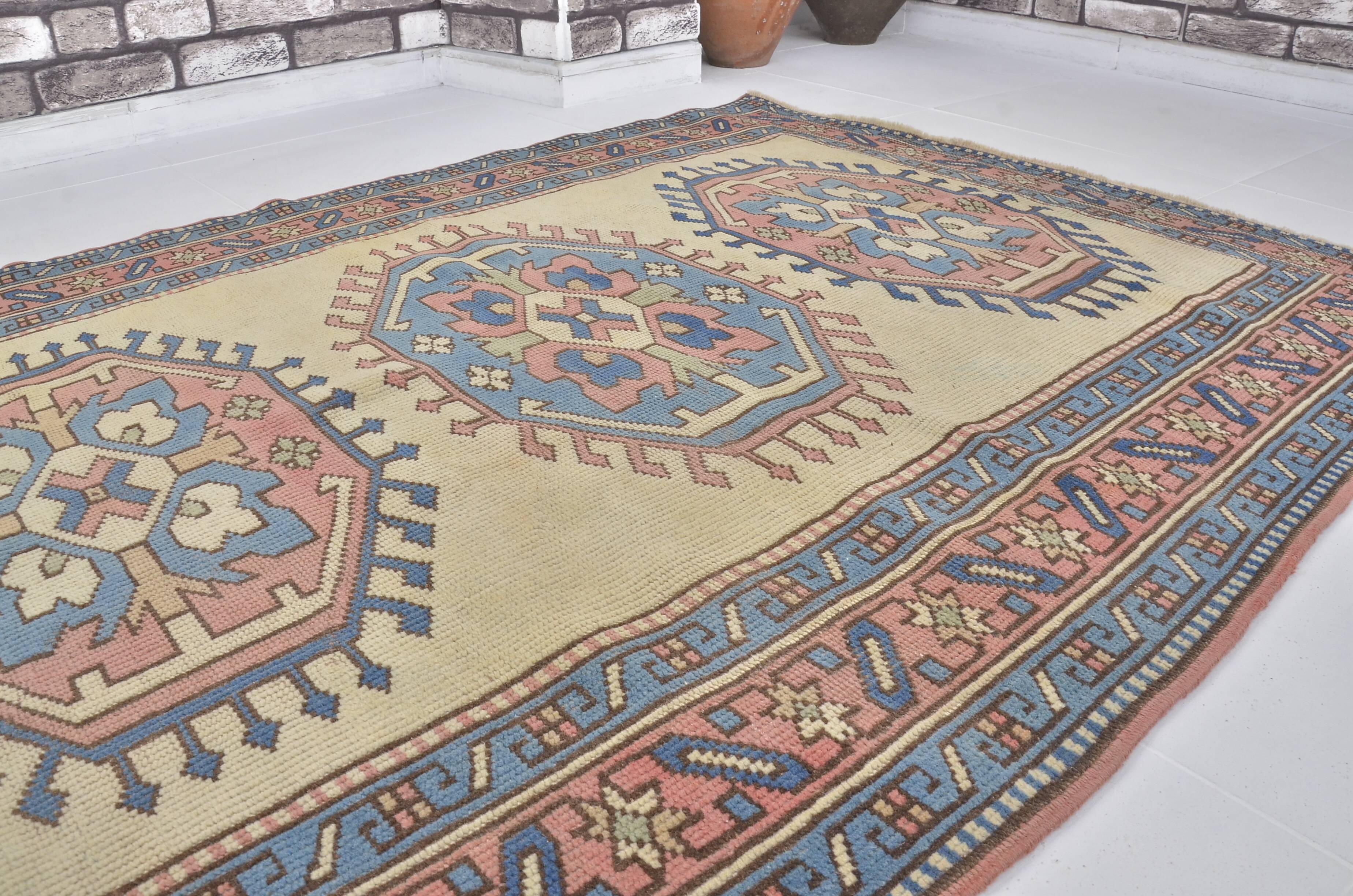 Oushak Vintage Handmade Area Rug