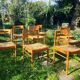 Série de 8 chaises italie 1970