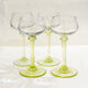 Set de 4 verres à pied vintage