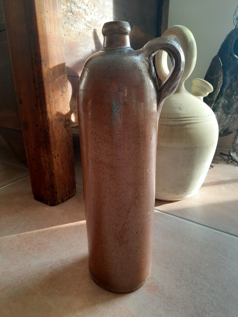Old stoneware bottle