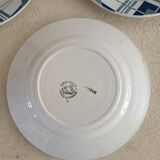 Set of 5 mismatched iron earth plates