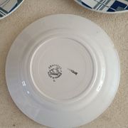 Lot de 5 assiettes terre de fer dépareillées