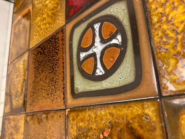 Vallauris 70s ceramic coffee table