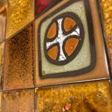 Vallauris 70s ceramic coffee table
